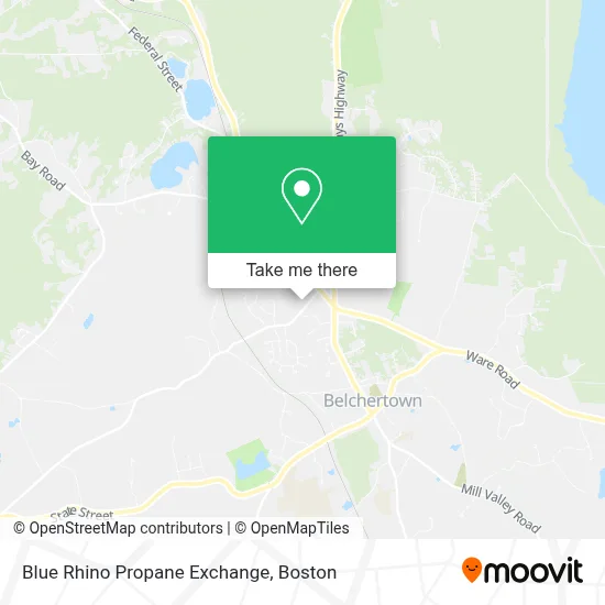 Blue Rhino Propane Exchange map