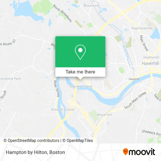 Hampton by Hilton map