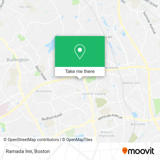 Ramada Inn map