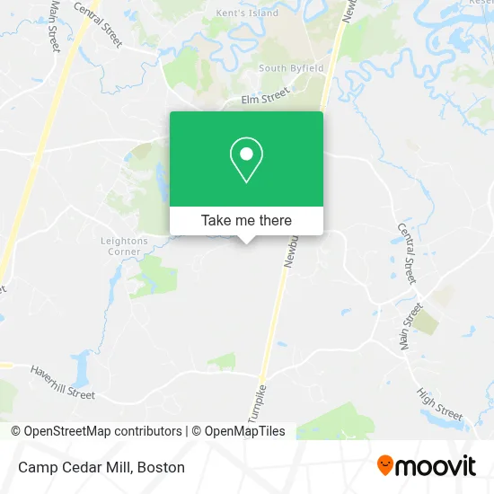 Camp Cedar Mill map