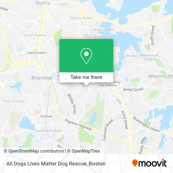 All Dogs Lives Matter Dog Rescue map