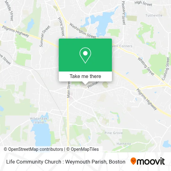 Life Community Church : Weymouth Parish map