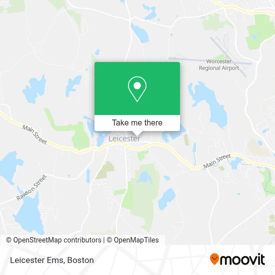Leicester Ems map