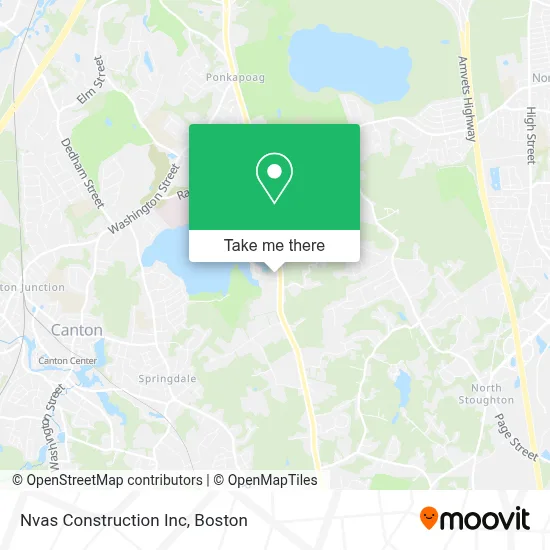 Nvas Construction Inc map