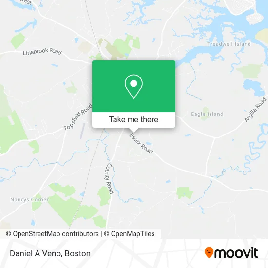 Daniel A Veno map