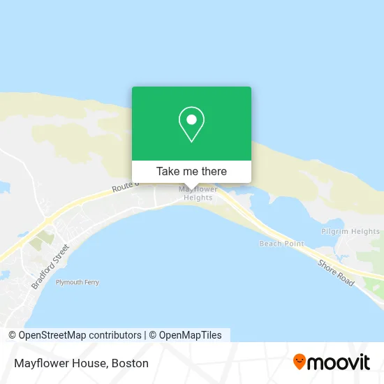 Mayflower House map