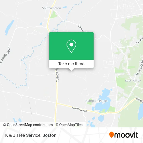 K & J Tree Service map
