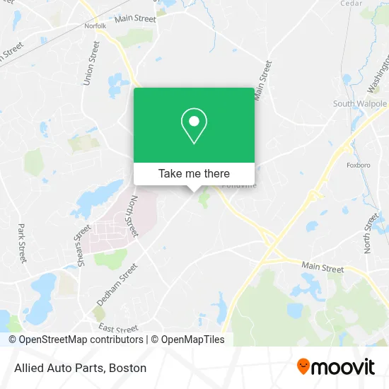 Allied Auto Parts map