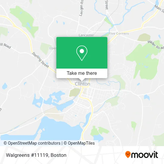 Walgreens #11119 map