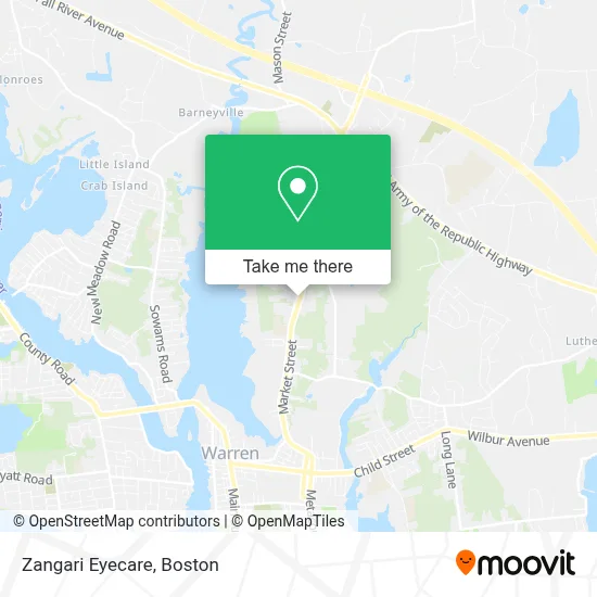 Zangari Eyecare map