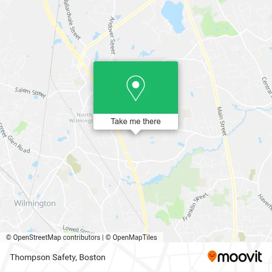 Thompson Safety map