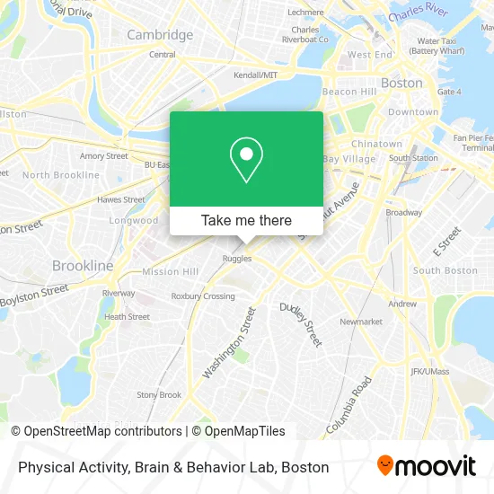 Physical Activity, Brain & Behavior Lab map