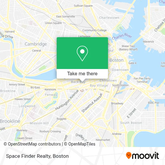 Space Finder Realty map