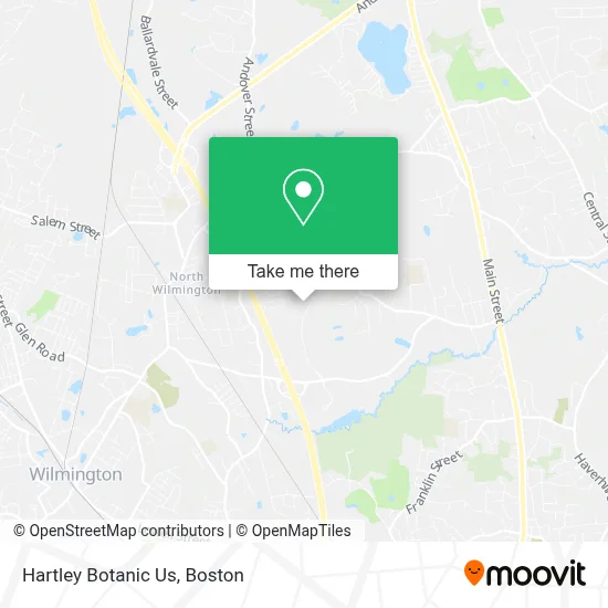 Hartley Botanic Us map