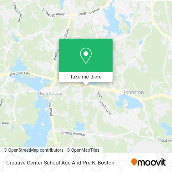Creative Center School Age And Pre-K map