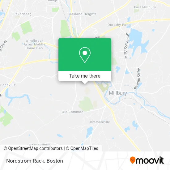 Nordstrom Rack map