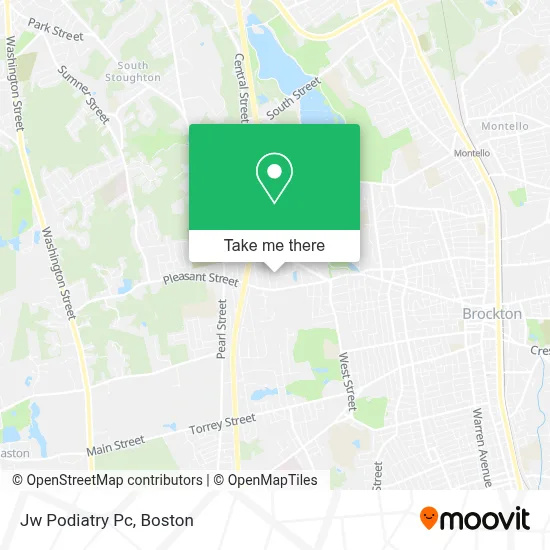Jw Podiatry Pc map
