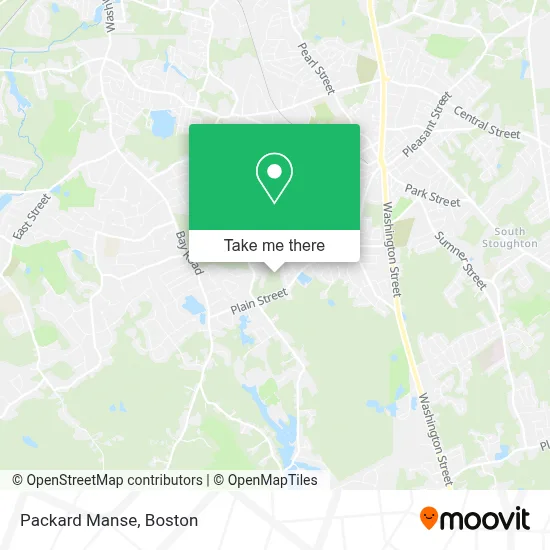 Packard Manse map