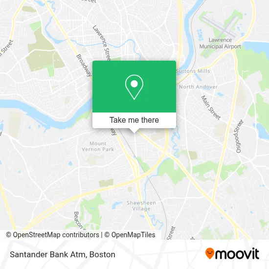 Santander Bank Atm map