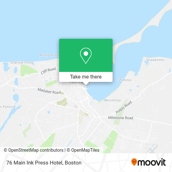76 Main Ink Press Hotel map
