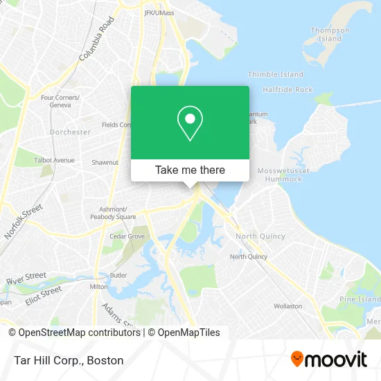 Tar Hill Corp. map