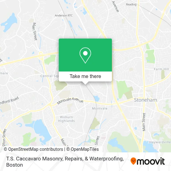 T.S. Caccavaro Masonry, Repairs, & Waterproofing map
