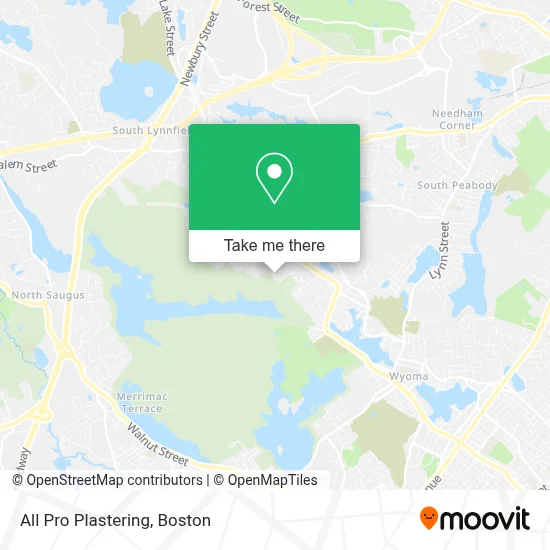 All Pro Plastering map