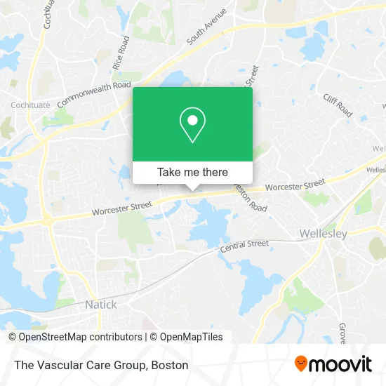 The Vascular Care Group map