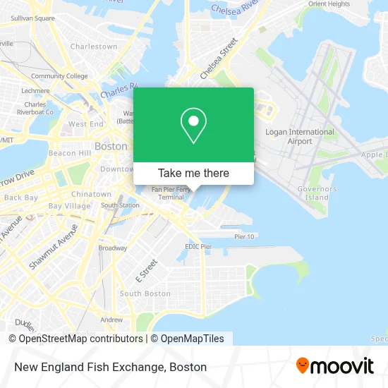 New England Fish Exchange map