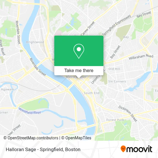 Halloran Sage - Springfield map