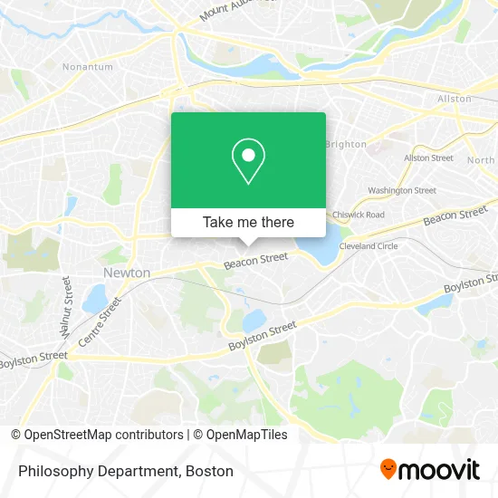 Philosophy Department map
