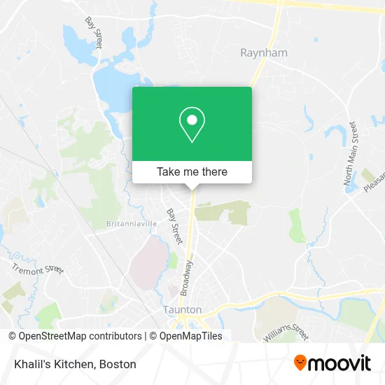 Khalil's Kitchen map
