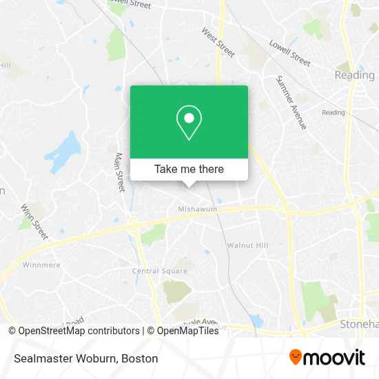 Sealmaster Woburn map