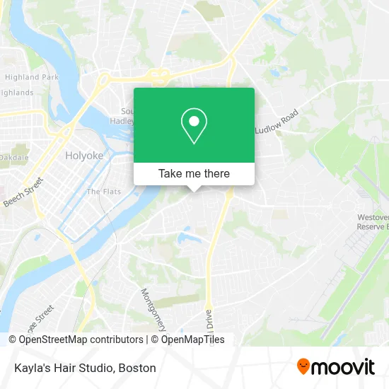 Kayla's Hair Studio map