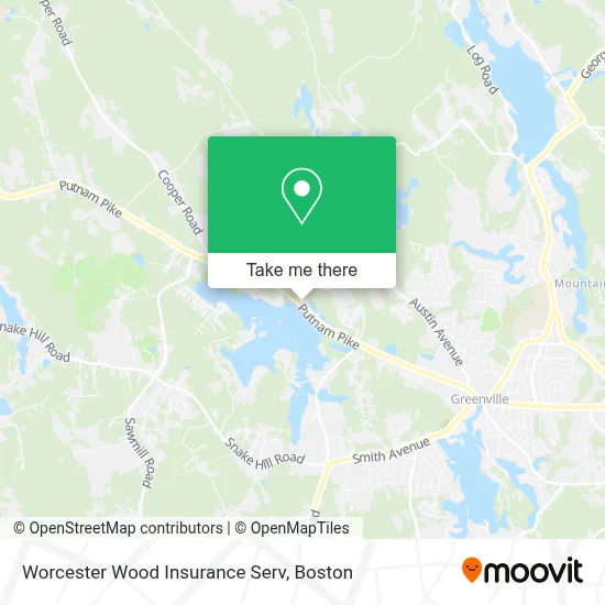 Worcester Wood Insurance Serv map