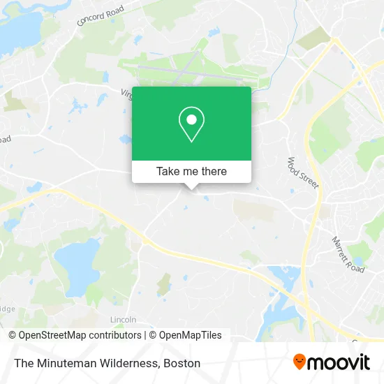 The Minuteman Wilderness map