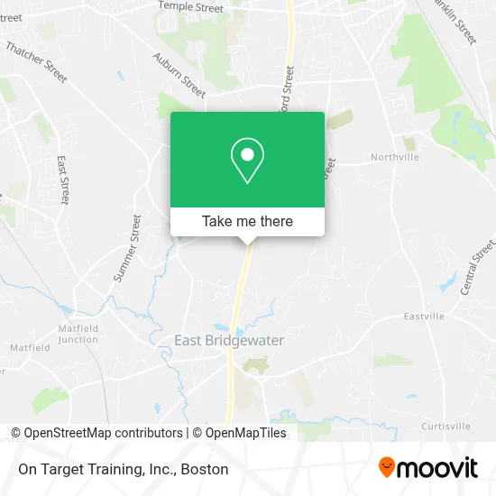 On Target Training, Inc. map