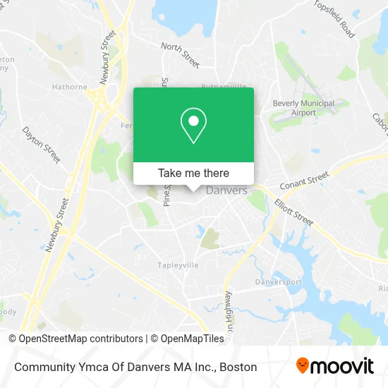 Community Ymca Of Danvers MA Inc. map