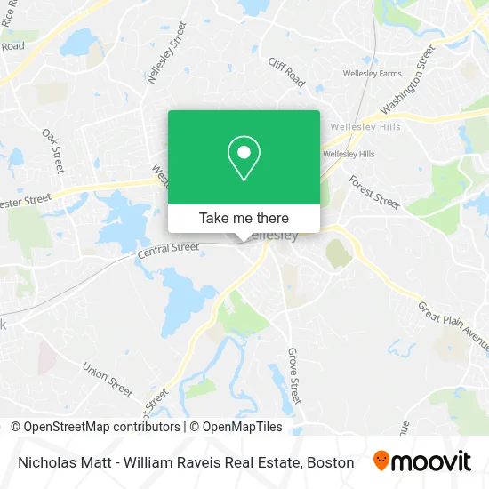 Nicholas Matt - William Raveis Real Estate map