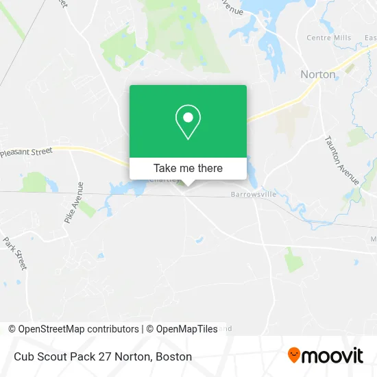 Cub Scout Pack 27 Norton map
