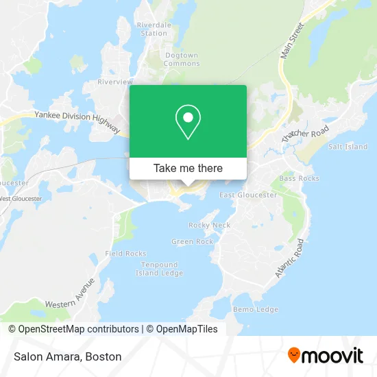 Salon Amara map