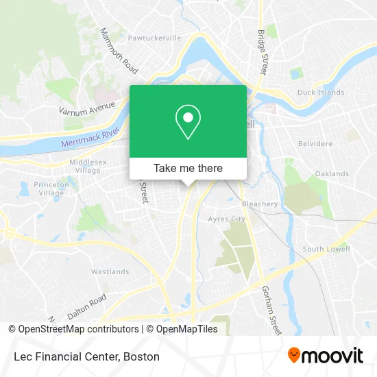 Lec Financial Center map