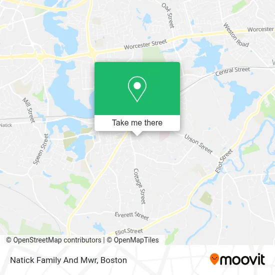 Natick Family And Mwr map