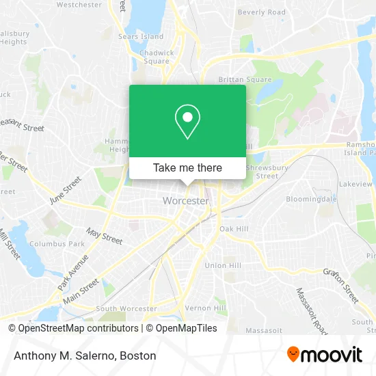 Anthony M. Salerno map