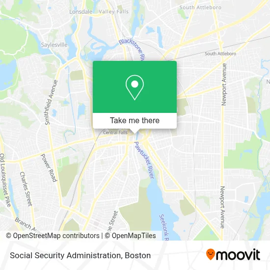 Social Security Administration map