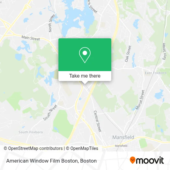 American Window Film Boston map
