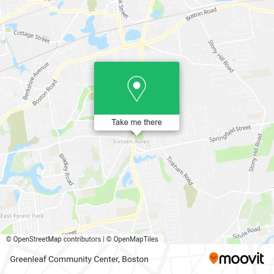 Greenleaf Community Center map