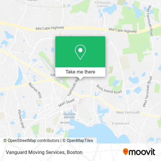 Vanguard Moving Services map