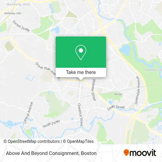Above And Beyond Consignment map