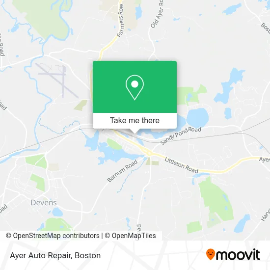 Ayer Auto Repair map